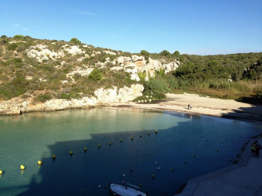 Es Canutells plage station balnéaire,minorque