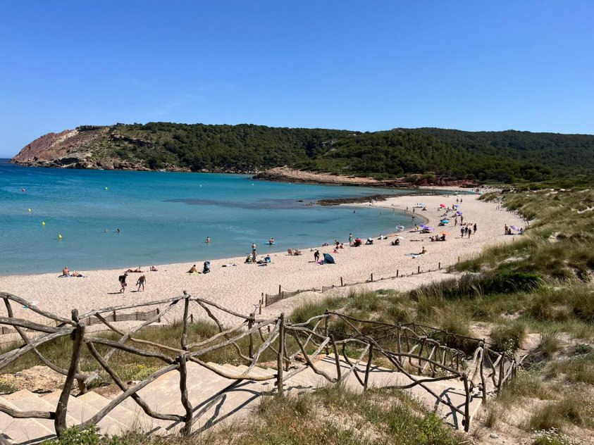 Cala Algaiarens plage naturelle,minorque
