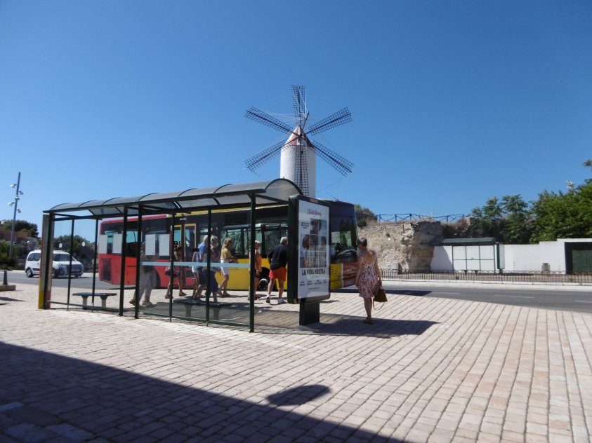 Es Castell main Bus Stop,minorque