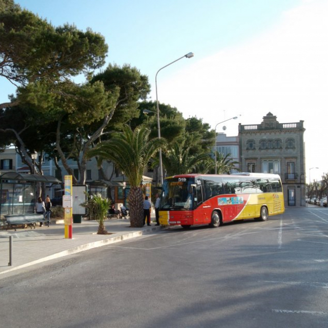 minorque Bus taxis 