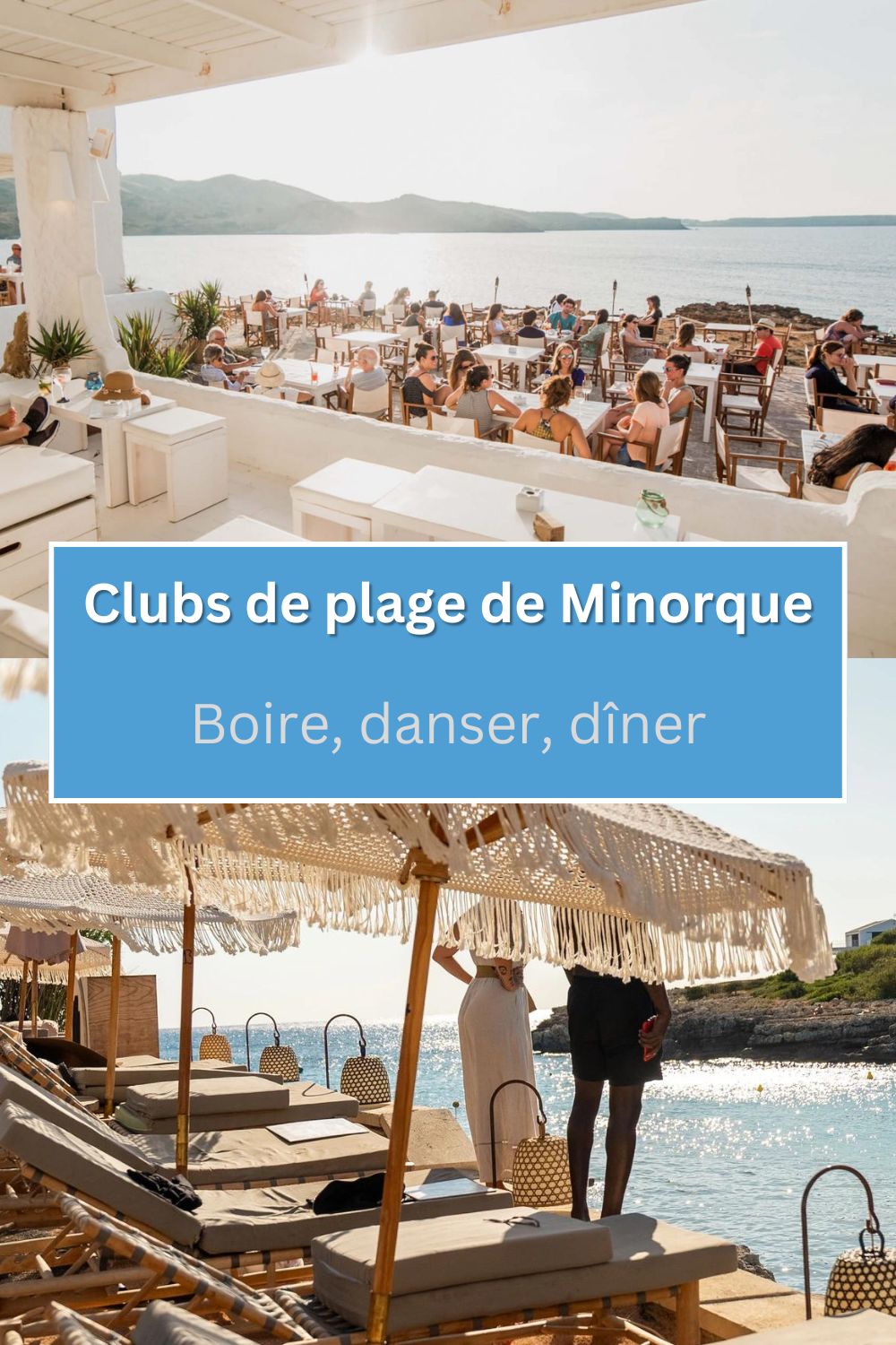 Beach clubs et bars à Minorque