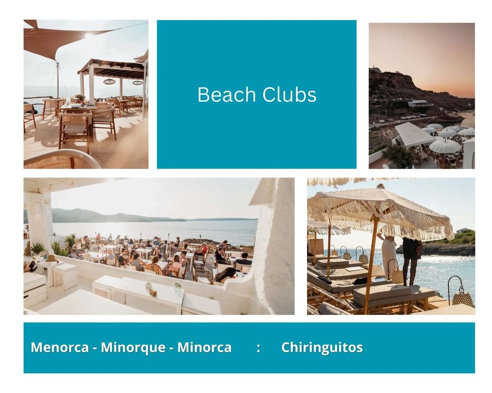 Les meilleurs clubs de plage et chiringuitos de Minorque