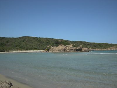 Es Grau Bay-Water is very shallow