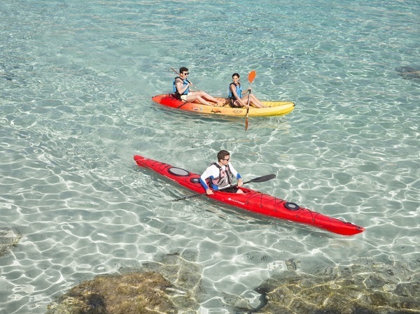 Kayak à Minorque